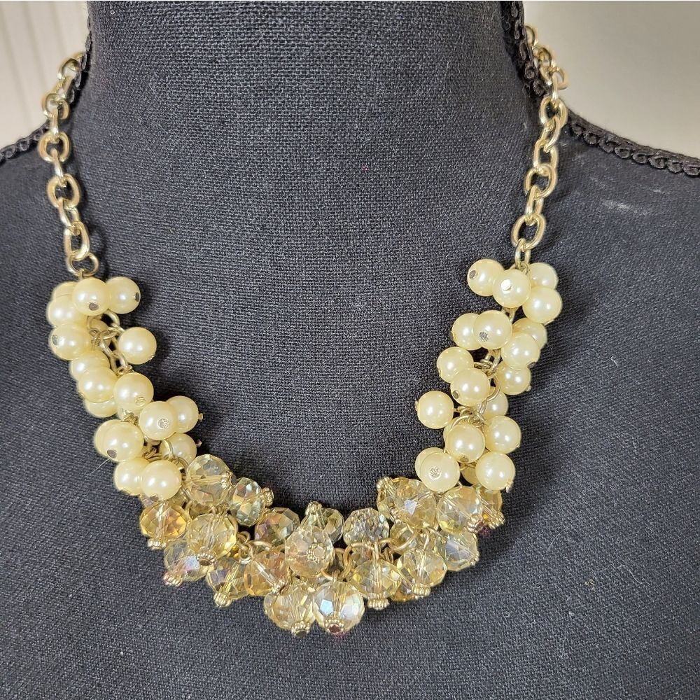 Pearl & Stone Necklace 